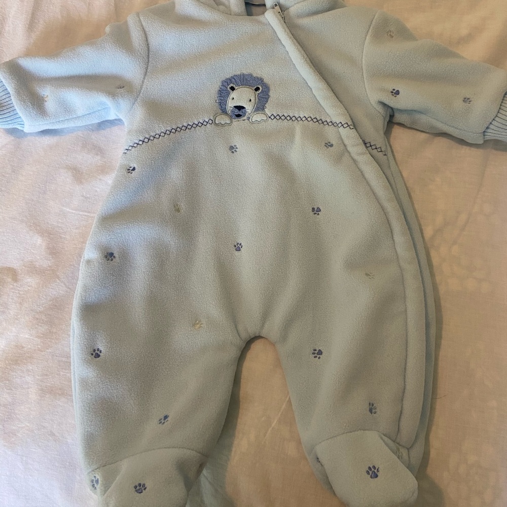 Adorable soft baby snowsuit!
